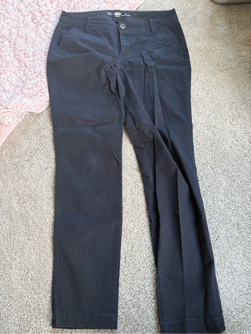 Women's Black Slim Straight Pant